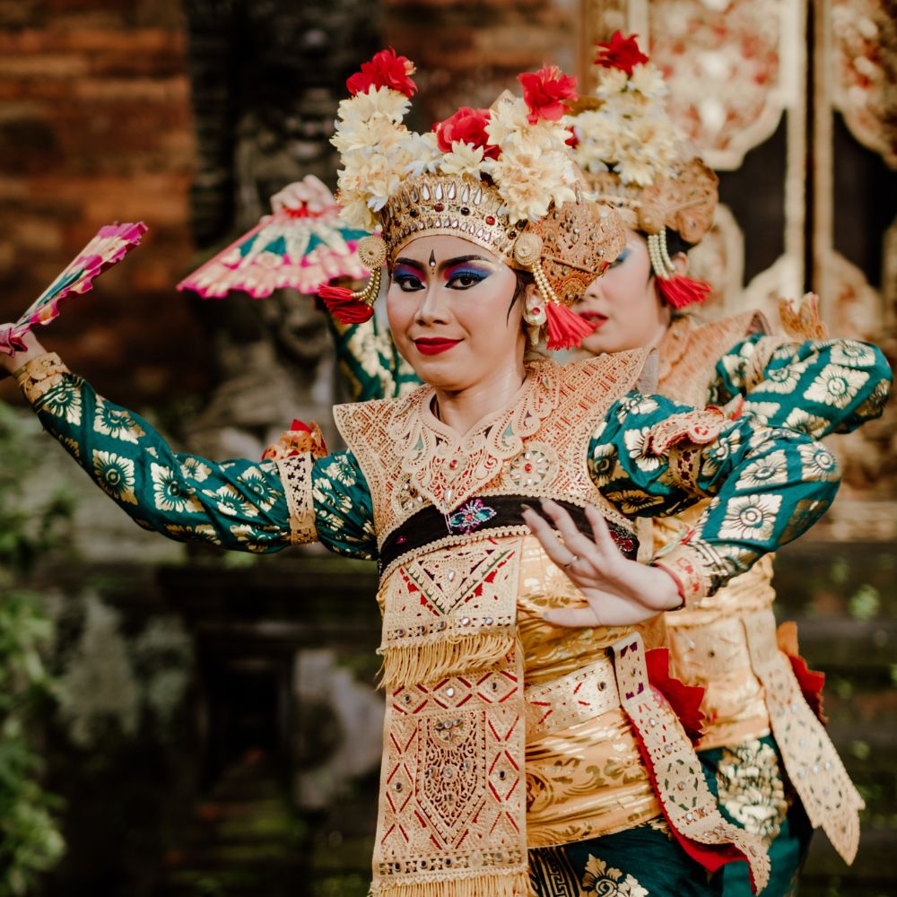 Traditional Balinese cultural moment